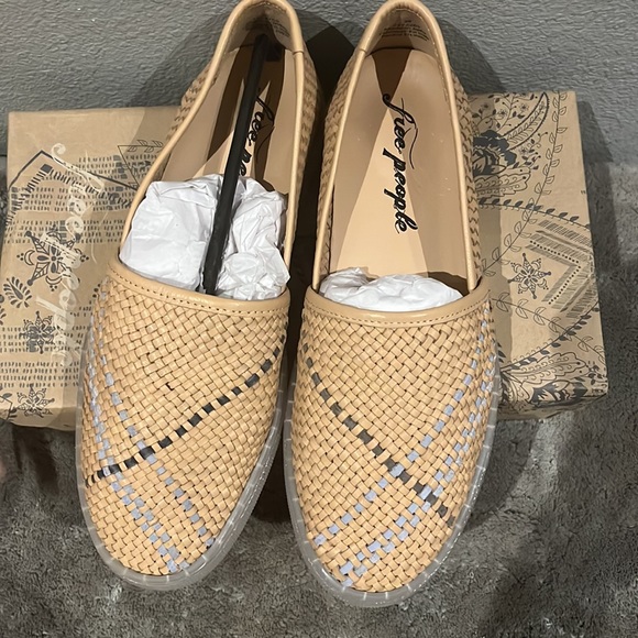 New free people santorini slip on sneakers